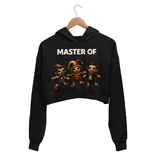 metallica puppets crop hoodie hooded sweatshirt upper winterwear music band buy online india the banyan tee tbt men women girls boys unisex black 