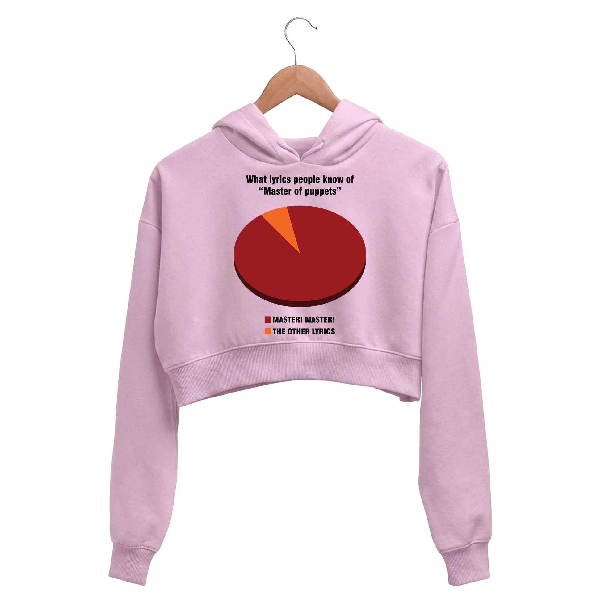metallica master master crop hoodie hooded sweatshirt upper winterwear music band buy online india the banyan tee tbt men women girls boys unisex baby pink 