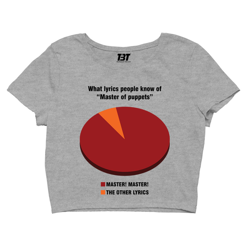 metallica master master crop top music band buy online india the banyan tee tbt men women girls boys unisex s 