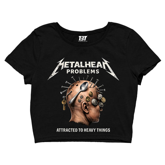 metallica metalhead problems crop top music band buy online india the banyan tee tbt men women girls boys unisex s 