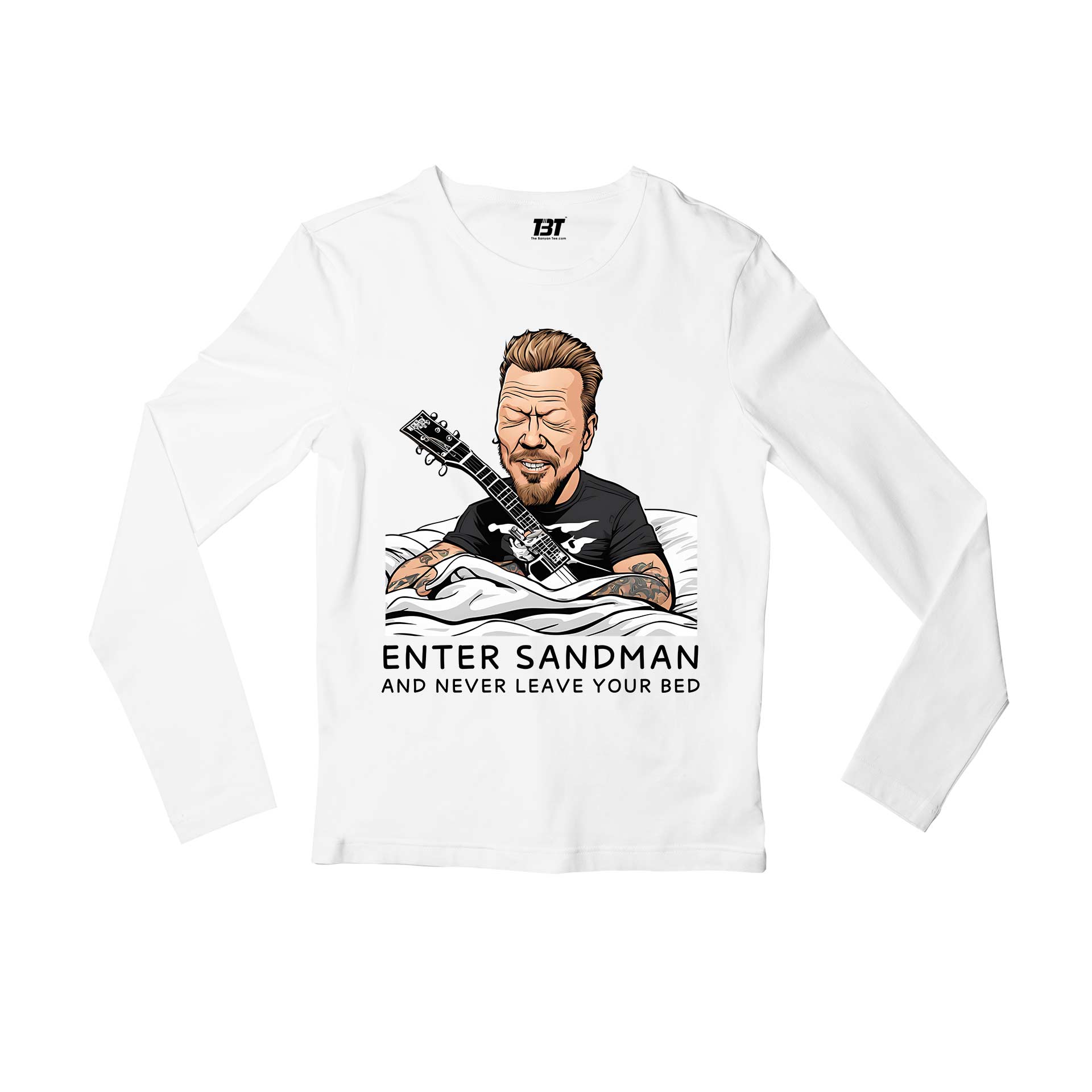 Buy Black Metallica: Enter Sandman Band graphic TShirts online in India