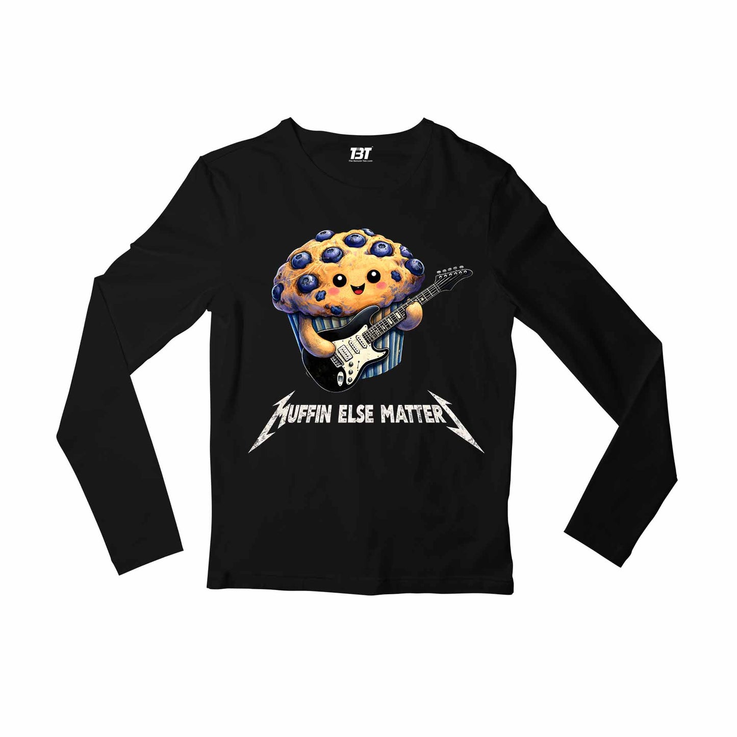 metallica muffin else matters full sleeves long sleeves music band buy online india the banyan tee tbt men women girls boys unisex black 
