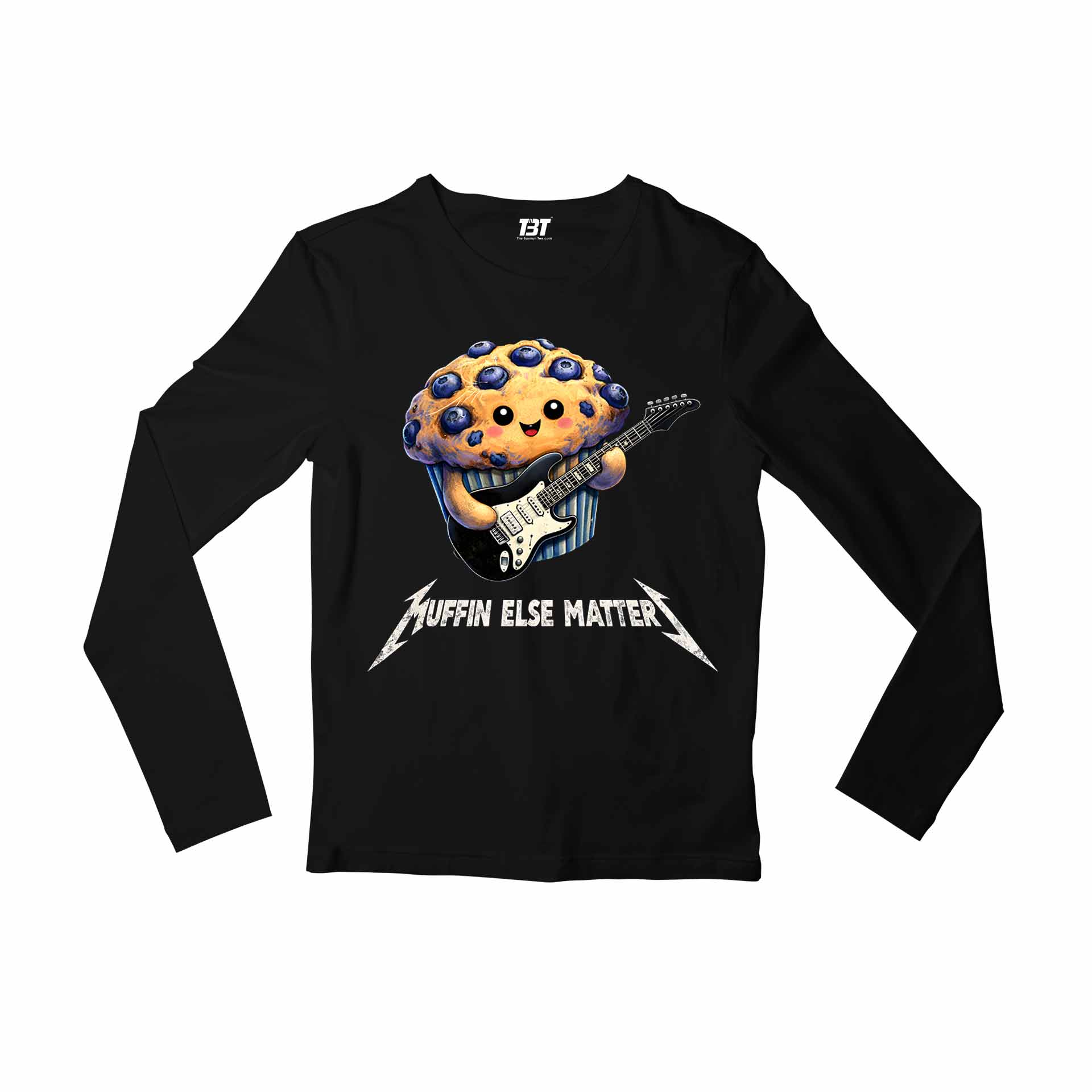 metallica muffin else matters full sleeves long sleeves music band buy online india the banyan tee tbt men women girls boys unisex black 