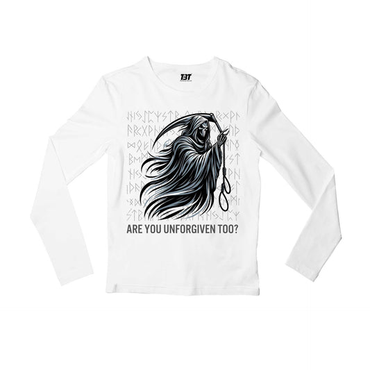 metallica unforgiven too full sleeves long sleeves music band buy online india the banyan tee tbt men women girls boys unisex white 