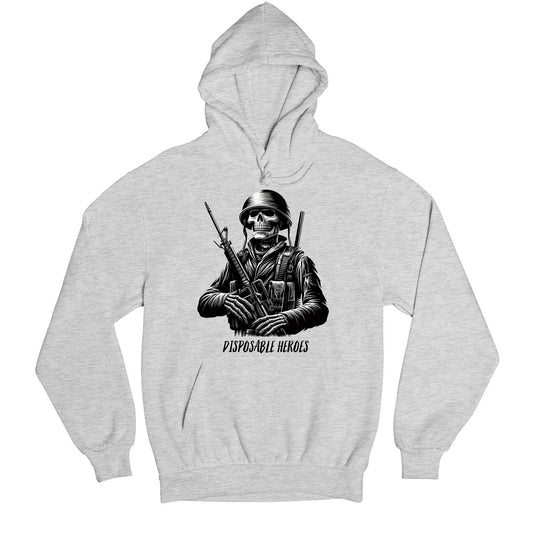 metallica disposable heroes hoodie hooded sweatshirt winterwear music band buy online india the banyan tee tbt men women girls boys unisex gray 