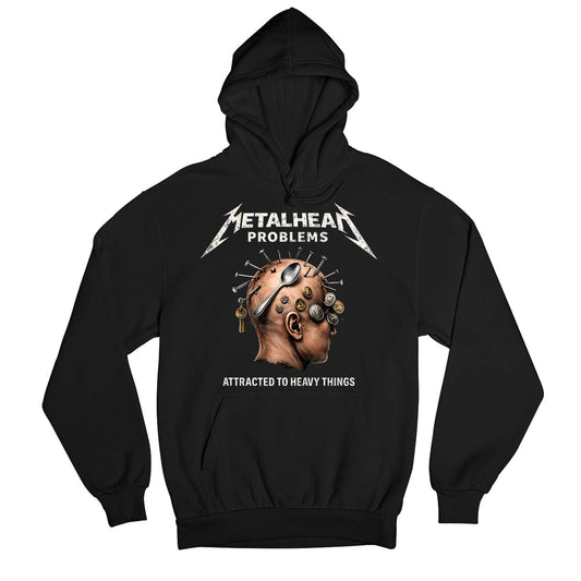 metallica metalhead problems hoodie hooded sweatshirt winterwear music band buy online india the banyan tee tbt men women girls boys unisex black 