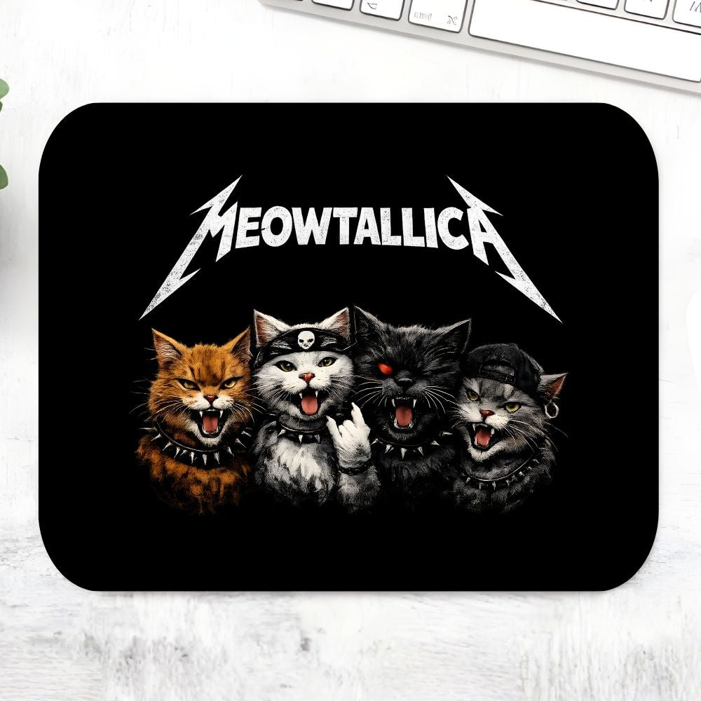 metallica meowtallica mousepad logitech large anime music band buy online india the banyan tee tbt men women girls boys unisex  