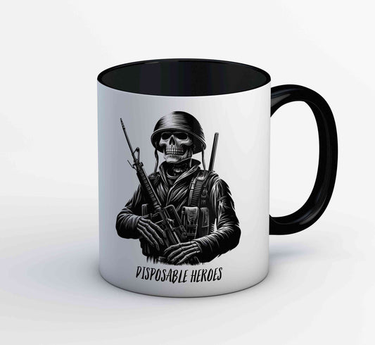 metallica disposable heroes mug coffee ceramic music band buy online india the banyan tee tbt men women girls boys unisex  