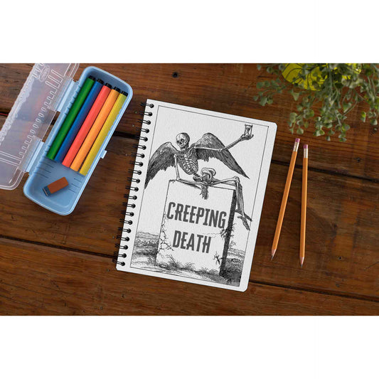 metallica creeping death notebook notepad diary buy online india the banyan tee tbt unruled 