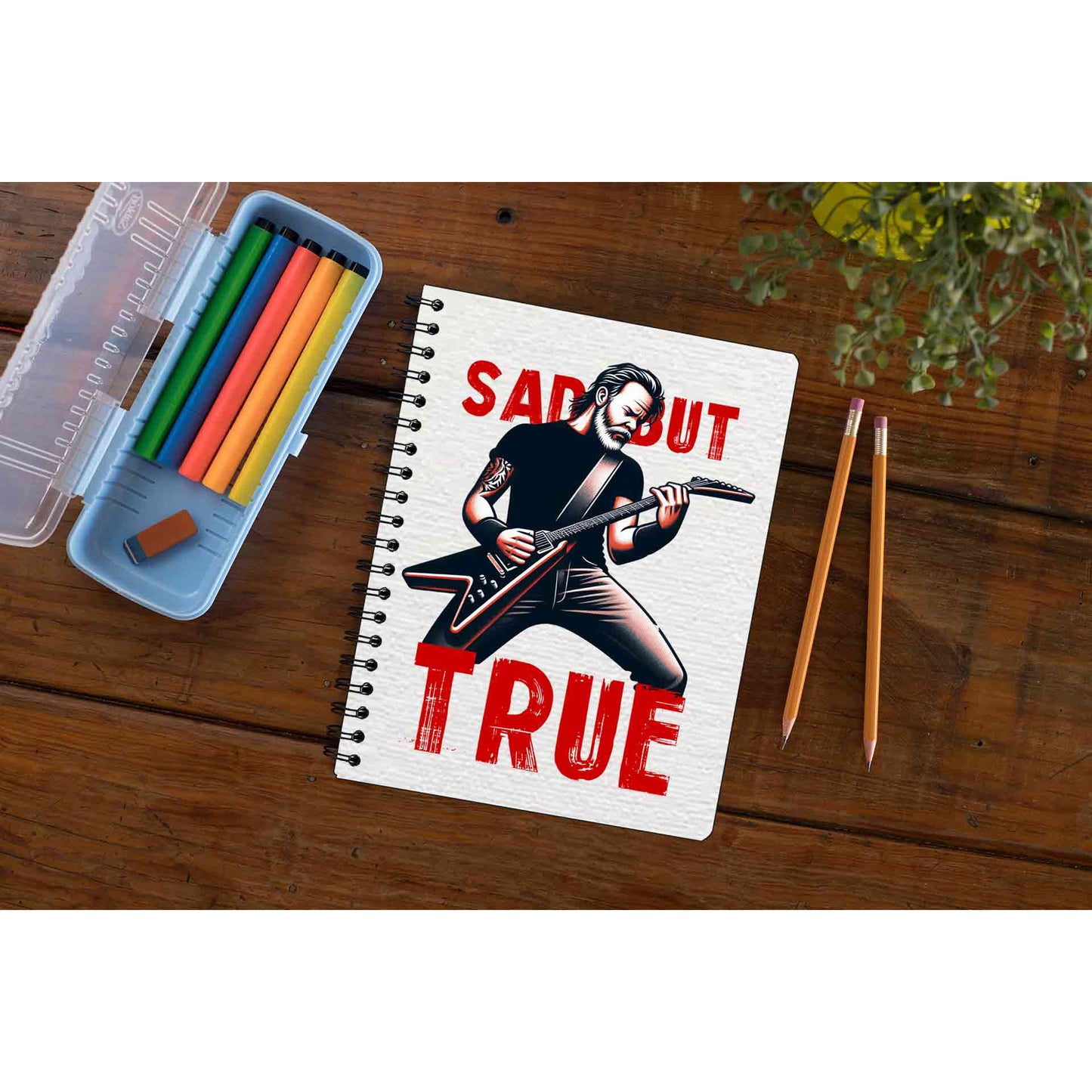 metallica sad but true notebook notepad diary buy online india the banyan tee tbt unruled 