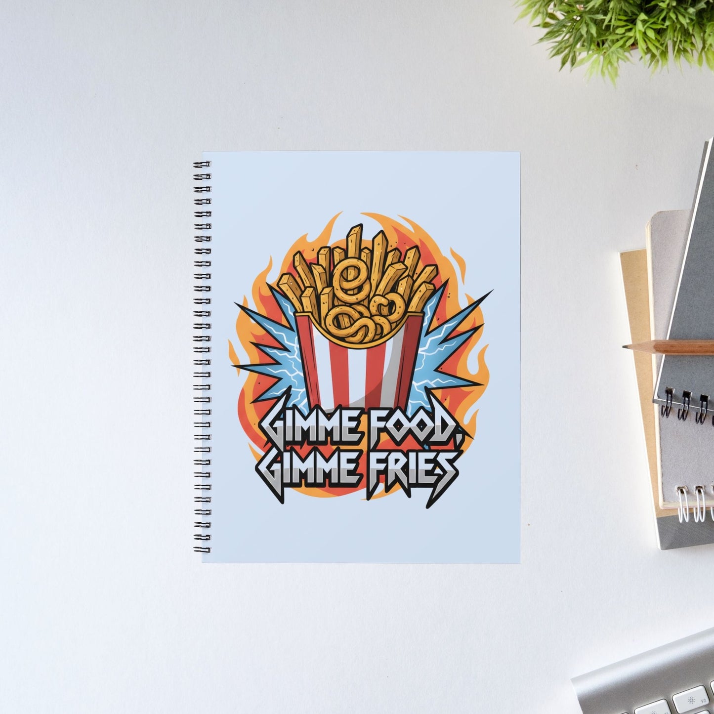 metallica gimme food gimme fries notebook notepad diary buy online india the banyan tee tbt unruled 