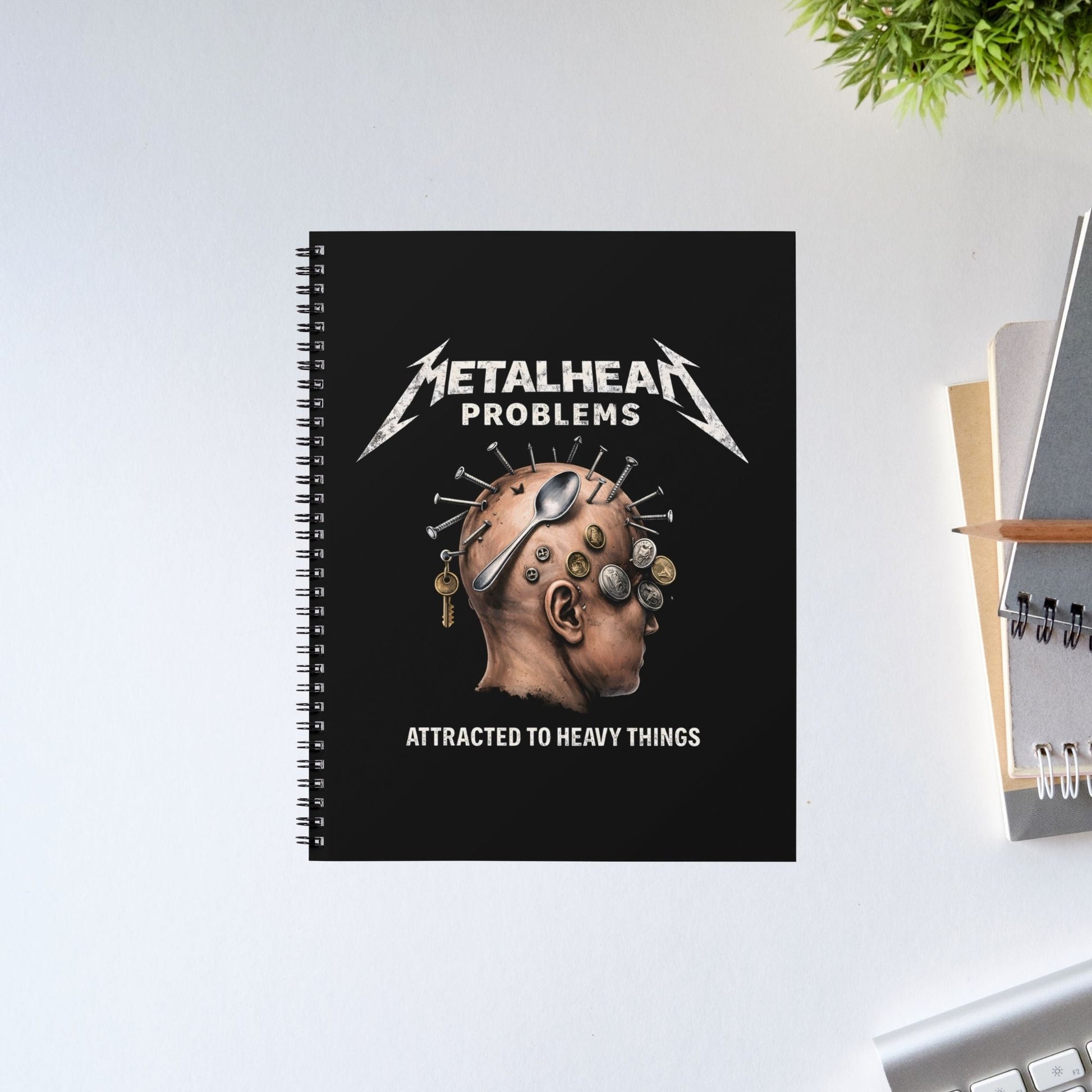 metallica metalhead problems notebook notepad diary buy online india the banyan tee tbt unruled 