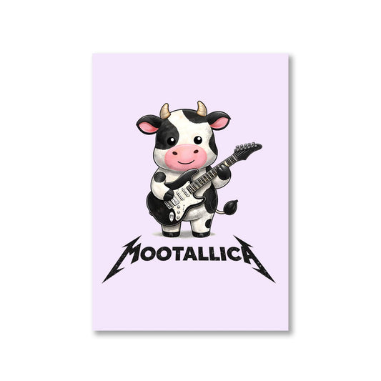 metallica mootallica poster wall art buy online india the banyan tee tbt 8 x 10 