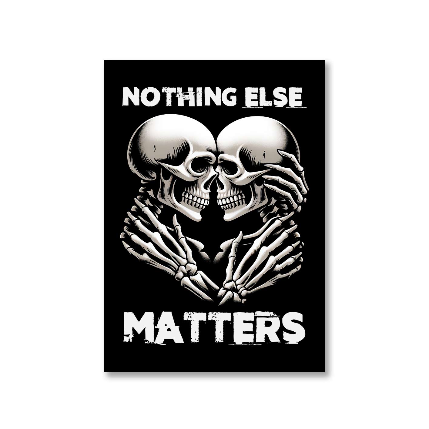 metallica and nothing else matters poster wall art buy online india the banyan tee tbt a4 