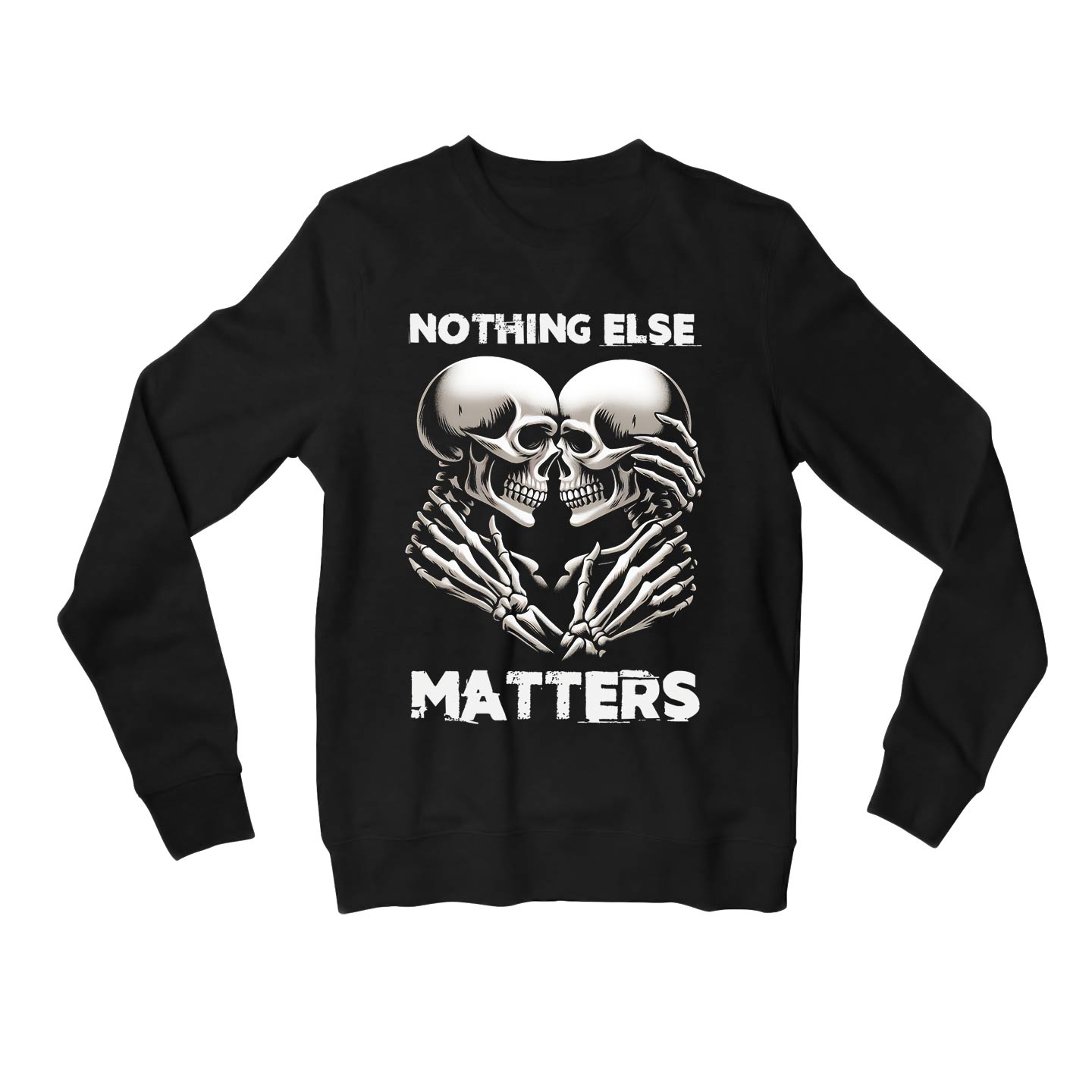 metallica nothing else matters sweatshirt upper winterwear music band buy online india the banyan tee tbt men women girls boys unisex black 