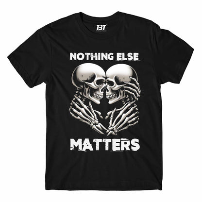 metallica and nothing else matters t-shirt music band buy online india the banyan tee tbt men women girls boys unisex black