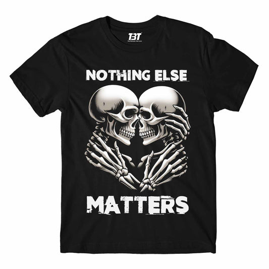 metallica nothing else matters t-shirt music band buy online india the banyan tee tbt men women girls boys unisex black 
