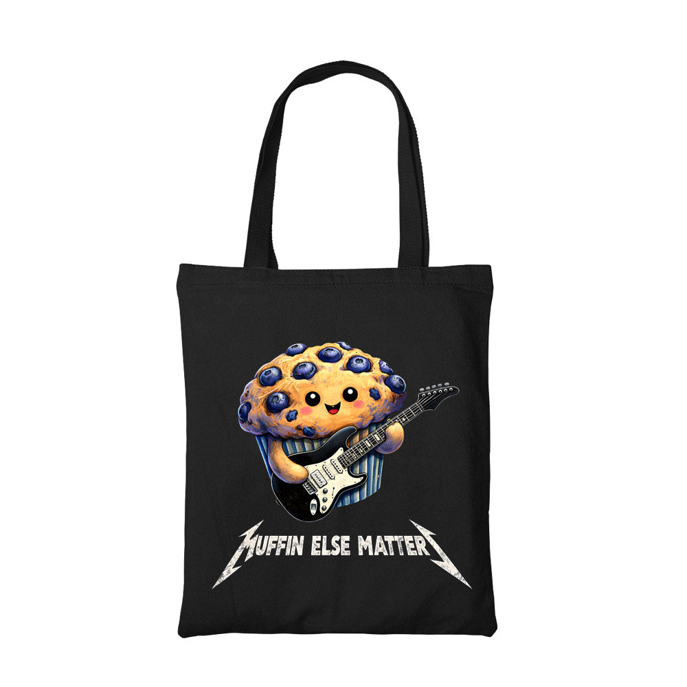 metallica muffin else matters tote bag cotton printed music band buy online india the banyan tee tbt men women girls boys unisex  