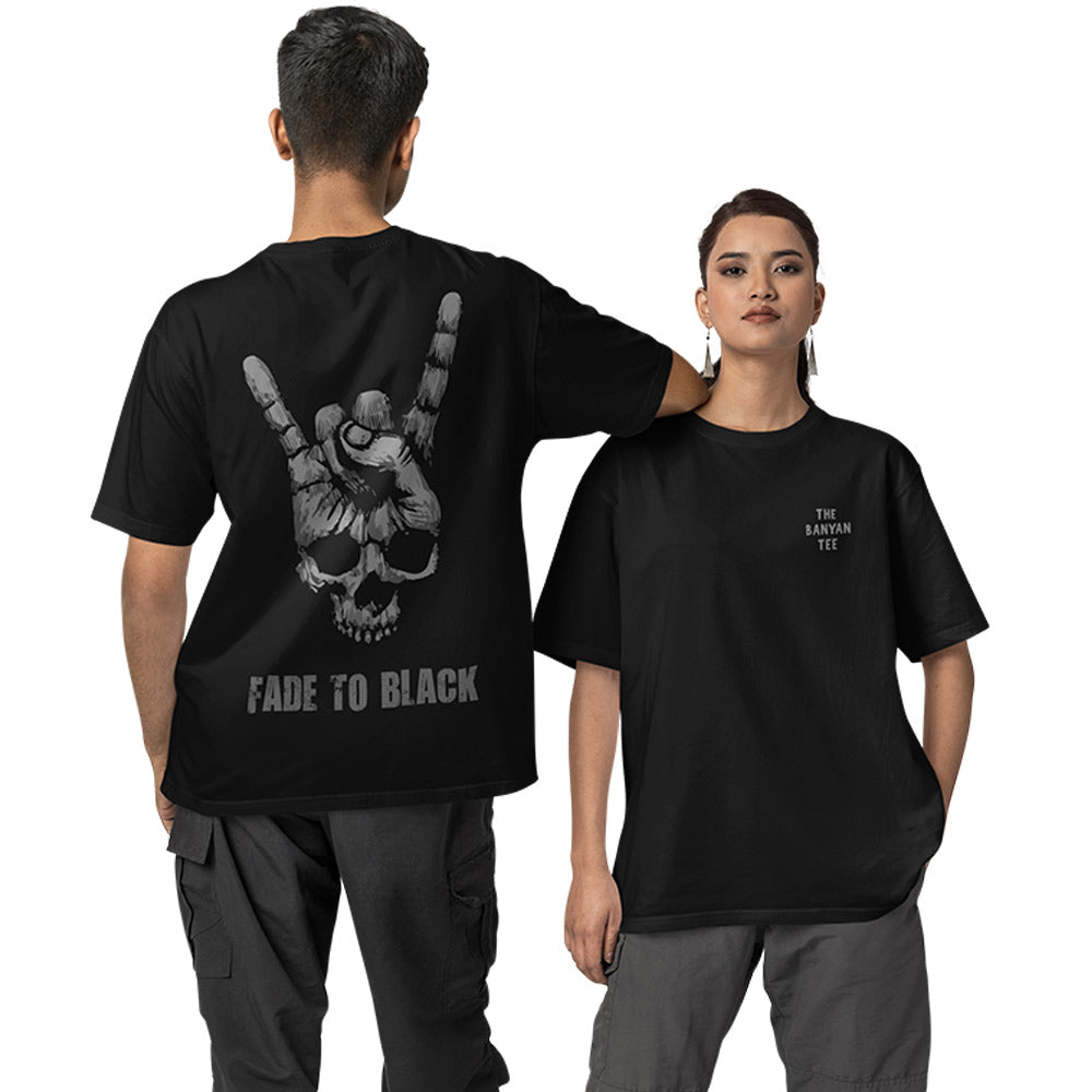 Metallica Oversized T shirt - Fade To Black