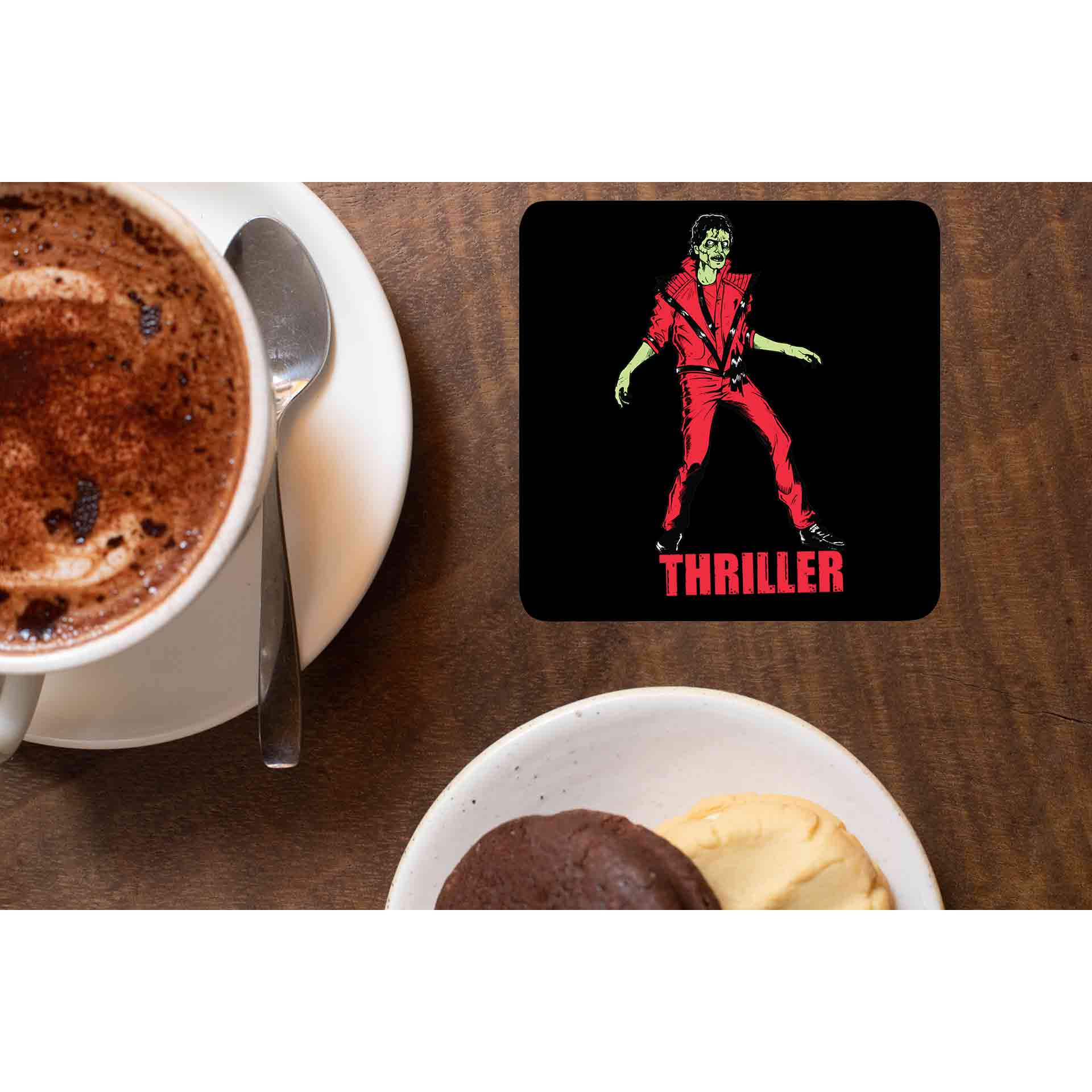 michael jackson thriller coasters wooden table cups indian music band buy online india the banyan tee tbt men women girls boys unisex