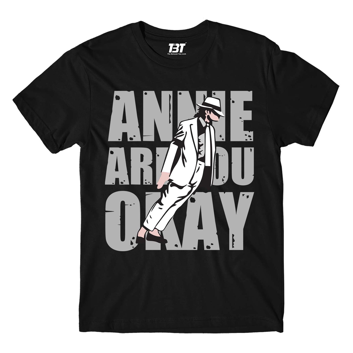 michael jackson annie are you okay t-shirt music band buy online india the banyan tee tbt men women girls boys unisex black