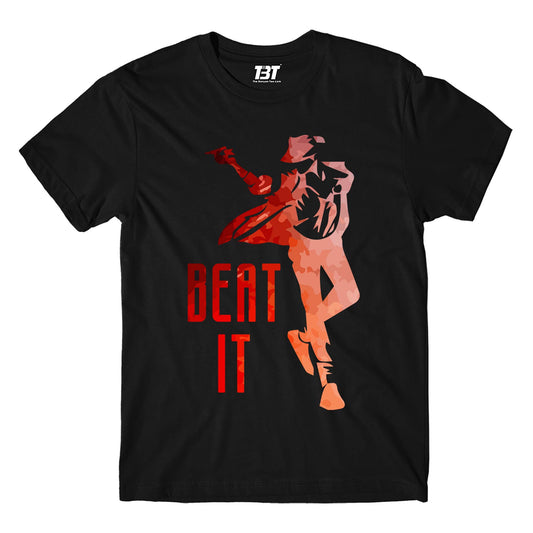 michael jackson beat it t-shirt music band buy online india the banyan tee tbt men women girls boys unisex black