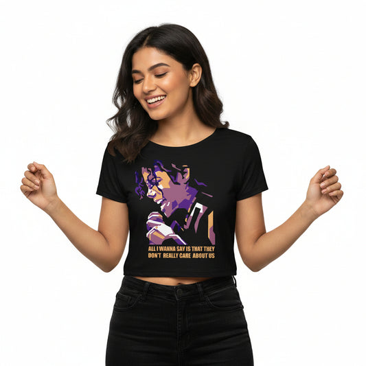 Crop Top - Care About Us