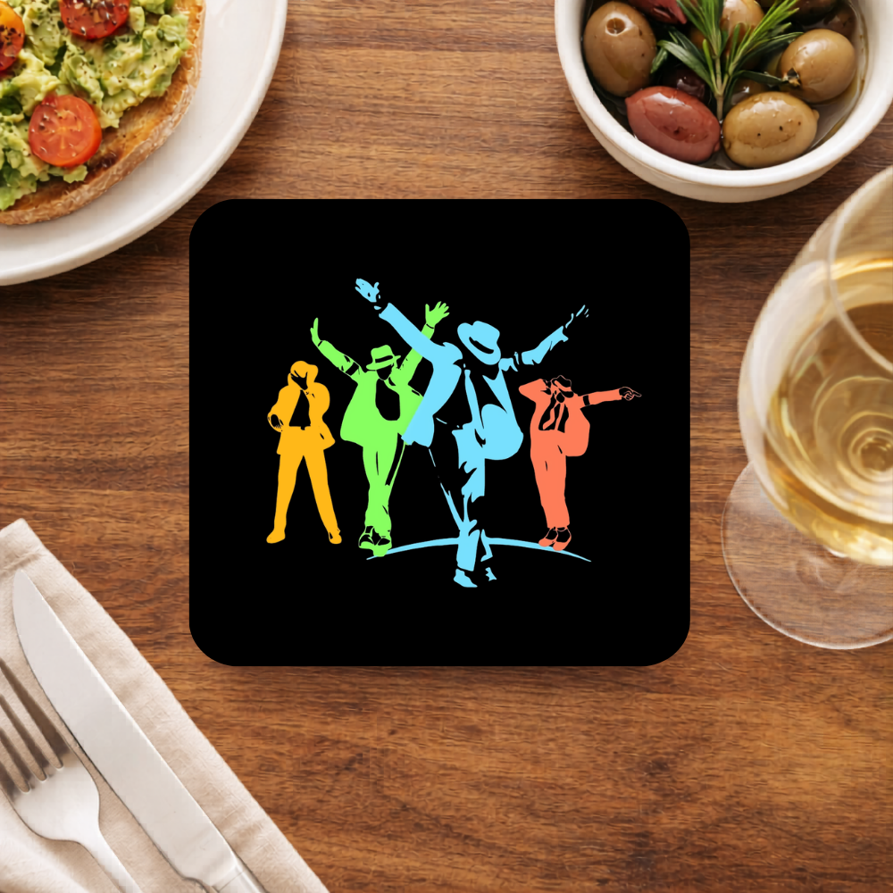 Michael Jackson “The Moonwalker Neon Art” coaster
