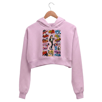 michael jackson mj scribble crop hoodie hooded sweatshirt upper winterwear music band buy online india the banyan tee tbt men women girls boys unisex baby pink 