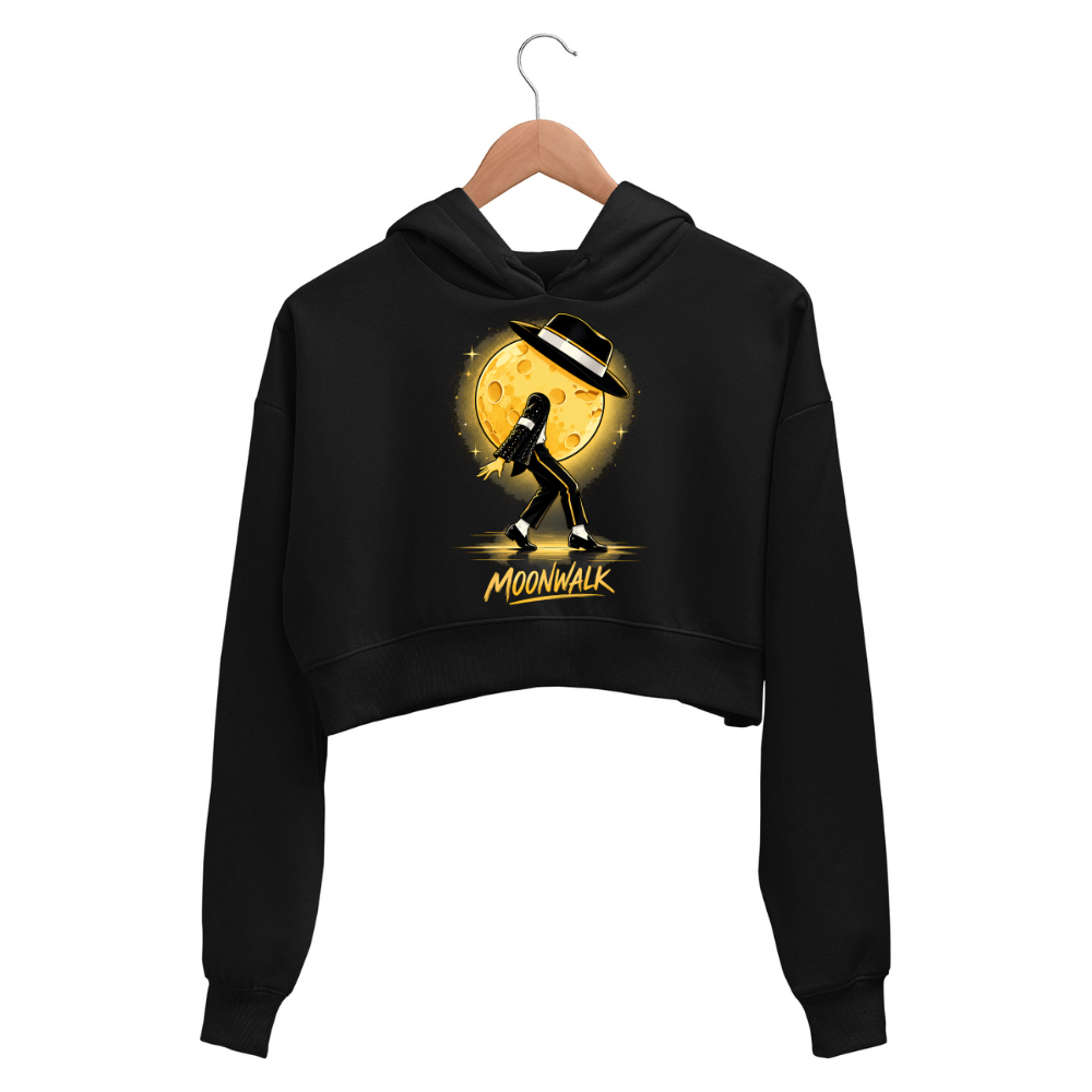 michael jackson moonwalk crop hoodie hooded sweatshirt upper winterwear music band buy online india the banyan tee tbt men women girls boys unisex black 