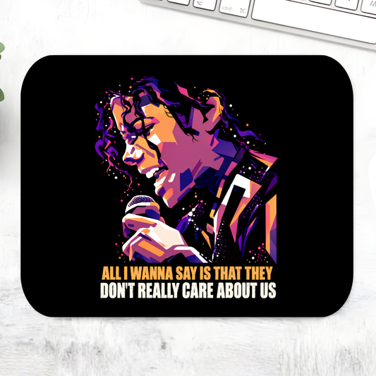 michael jackson care about us mousepad logitech large anime music band buy online india the banyan tee tbt men women girls boys unisex