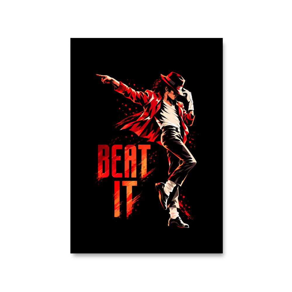 michael jackson beat it poster wall art buy online india the banyan tee tbt a4
