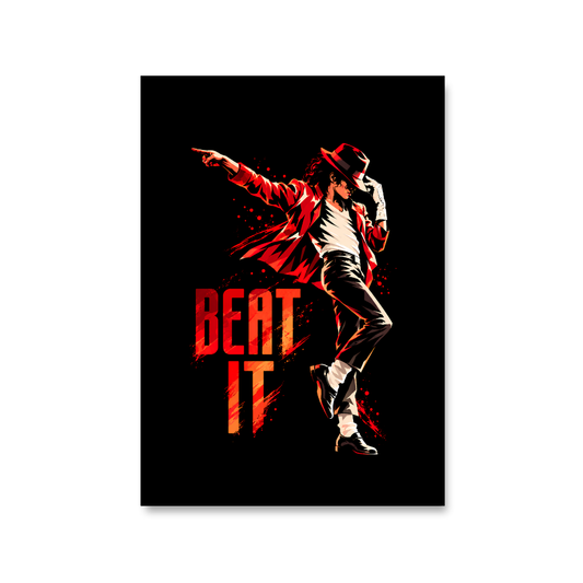 michael jackson beat it poster wall art buy online india the banyan tee tbt a4