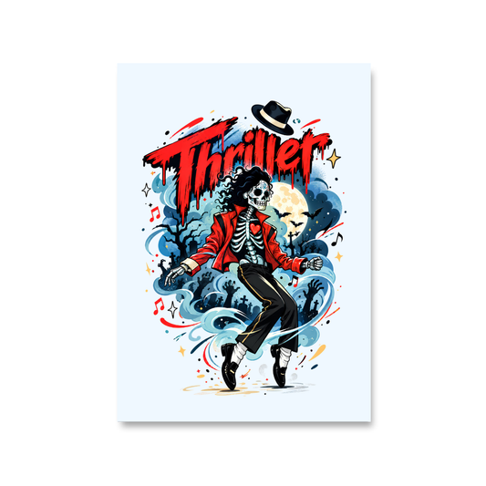michael jackson thriller poster wall art buy online india the banyan tee tbt a4