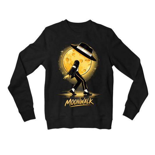 michael jackson moonwalk sweatshirt upper winterwear music band buy online india the banyan tee tbt men women girls boys unisex black 