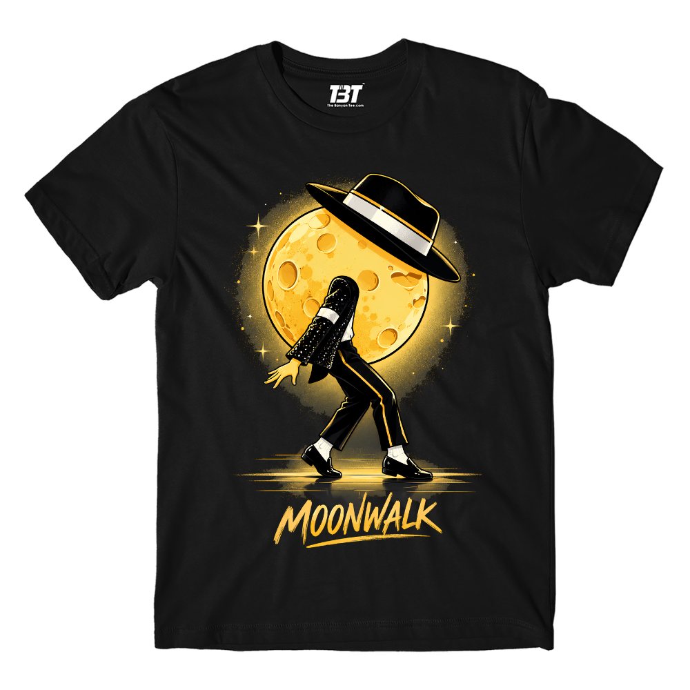 michael jackson moonwalk t-shirt music band buy online india the banyan tee tbt men women girls boys unisex black 