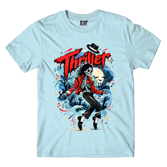 michael jackson thriller t-shirt music band buy online india the banyan tee tbt men women girls boys unisex black