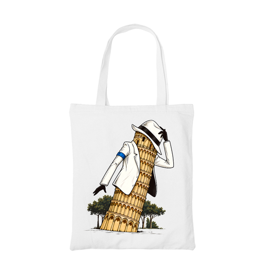 michael jackson pisa, are you okay? tote bag cotton printed music band buy online india the banyan tee tbt men women girls boys unisex  