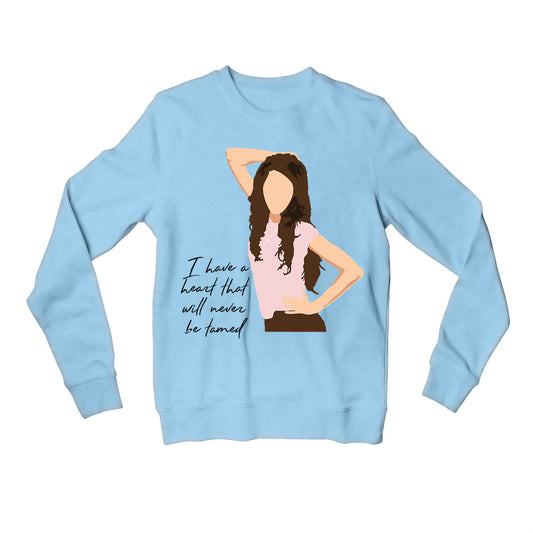 miley cyrus see you again sweatshirt upper winterwear music band buy online india the banyan tee tbt men women girls boys unisex gray i have a heart that will never be tamed