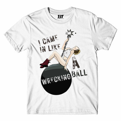 miley cyrus wrecking ball t-shirt music band buy online india the banyan tee tbt men women girls boys unisex beige