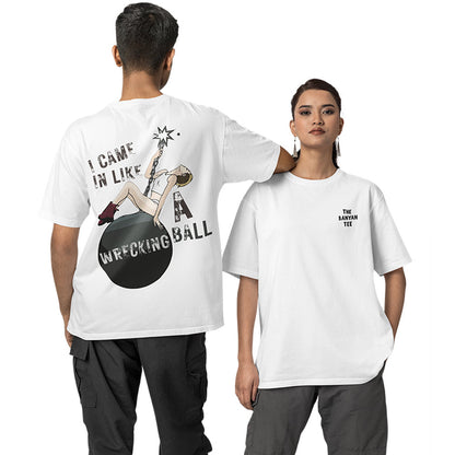 Miley Cyrus Oversized T shirt - Wrecking Ball