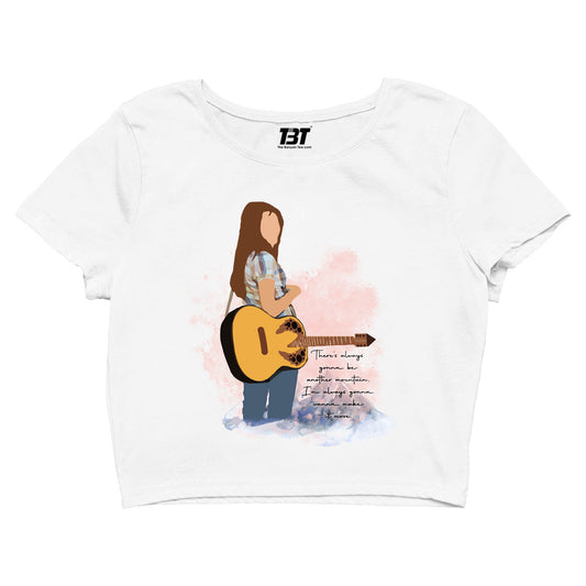 miley cyrus the climb crop top music band buy online india the banyan tee tbt men women girls boys unisex white there's always gonna be another mountain i am always gonna wanna make it move