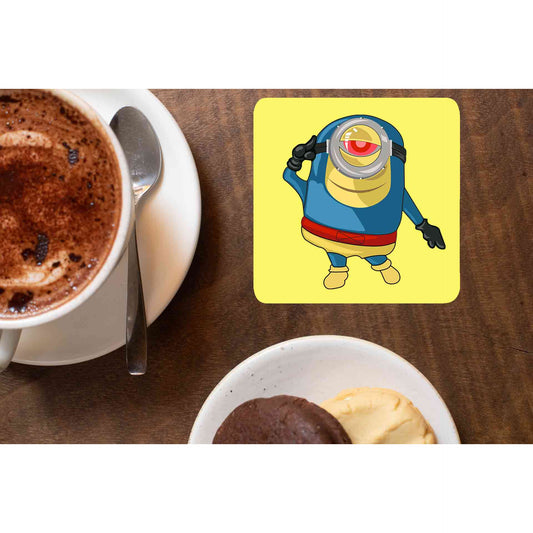 minions coaster - supermin superman coasters the banyan tee tbt tea set of 6 india set table online set of 2 for cups mdf wooden