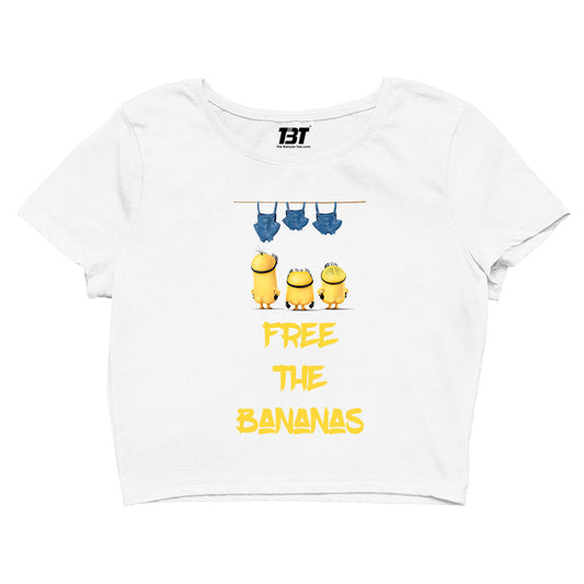 Minions Crop Top by The Banyan Tee TBT girl amazon white branded women meesho full for couple bewakoof adults men's yellow women's online india