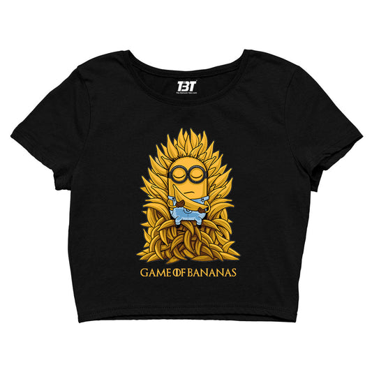 Game Of Thrones Crop Top by The Banyan Tee TBT girl amazon white branded women meesho full for couple bewakoof adults men's yellow women's online india