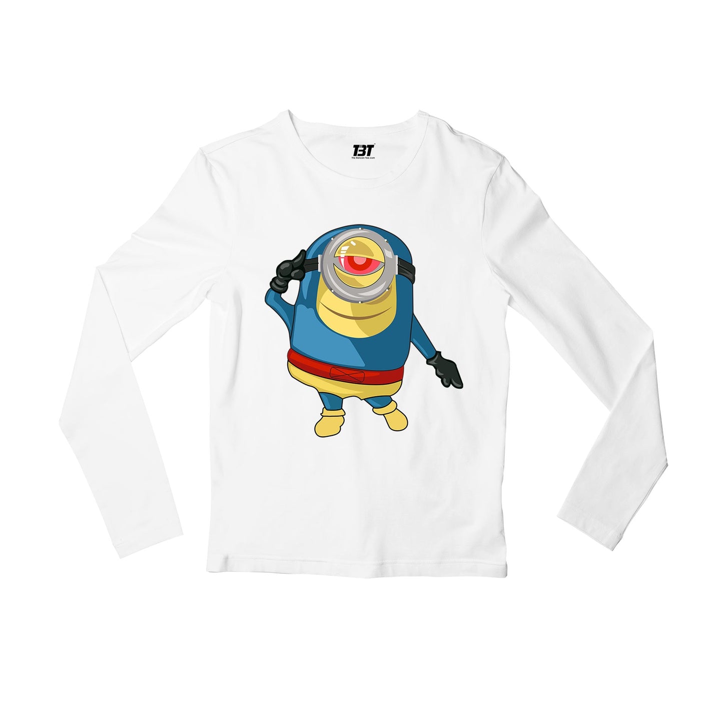 Minions Full Sleeves T-shirt - Supermin Superman Full Sleeves T-shirt The Banyan Tee TBT combo shirt long sleeves for men women unisex cool stylish online india