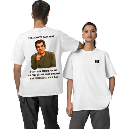 Oversized T shirt - Succeeded As A Dad