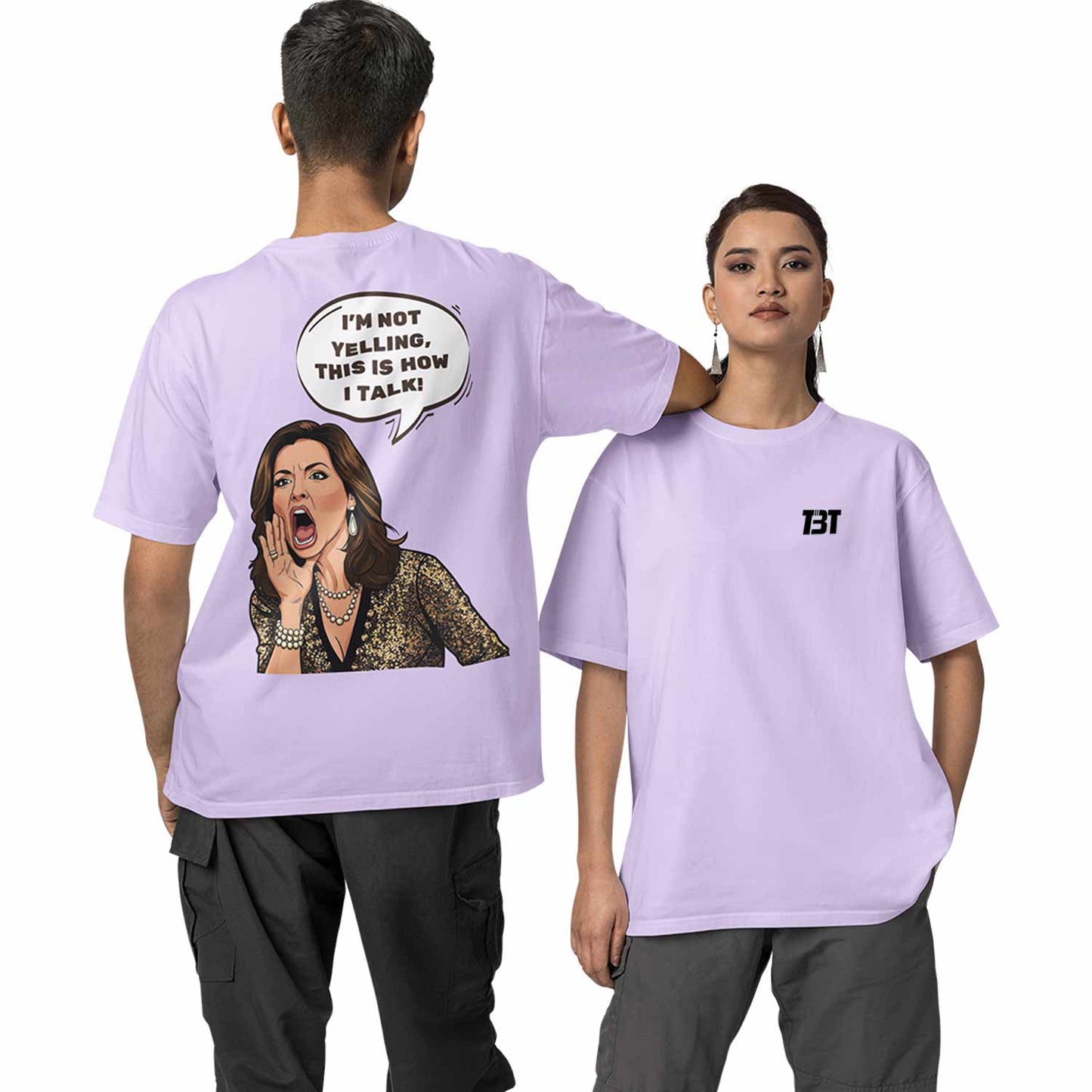modern family oversized t shirt - how I talk tv & movies t-shirt lavender buy online india the banyan tee tbt men women girls boys unisex