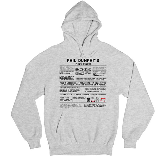 modern family the dunphy doctrine hoodie hooded sweatshirt winterwear tv & movies buy online india the banyan tee tbt men women girls boys unisex gray