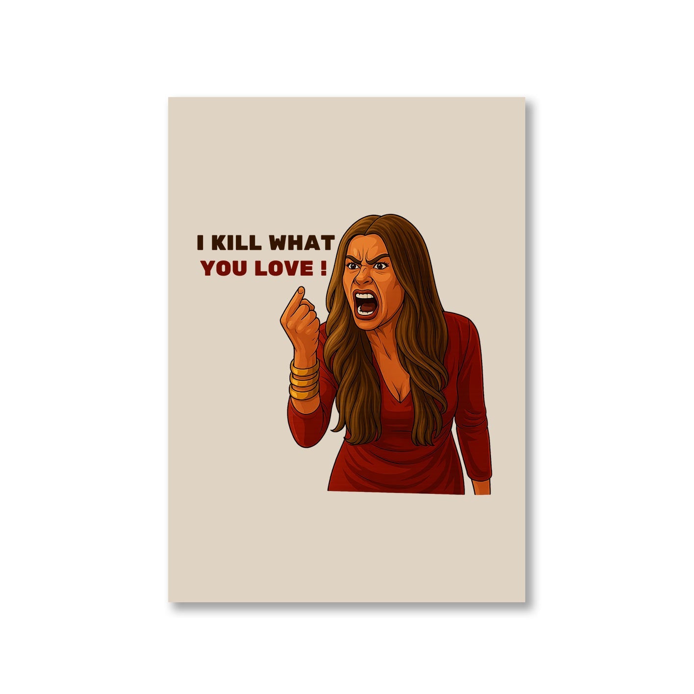 modern family what you love poster wall art buy online india the banyan tee tbt a4